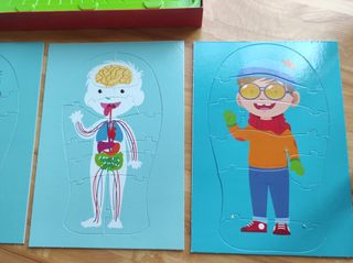 Jugando aprendo "El cuerpo Humano" de clementoni.