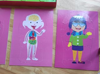 Jugando aprendo "El cuerpo Humano" de clementoni.