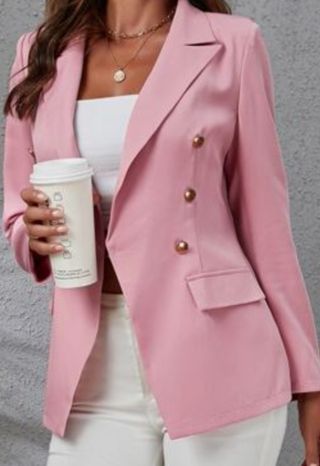Blazer rosa sin estrenar