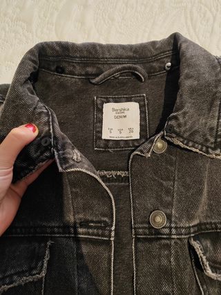 Chaqueta vaquera lazos 