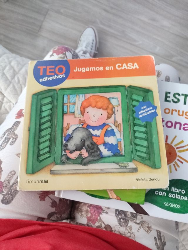 libro Teo jugamos en casa