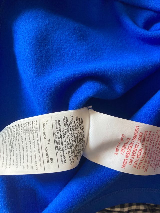 Sudadera Nike NUEVA, FBC t.13-15