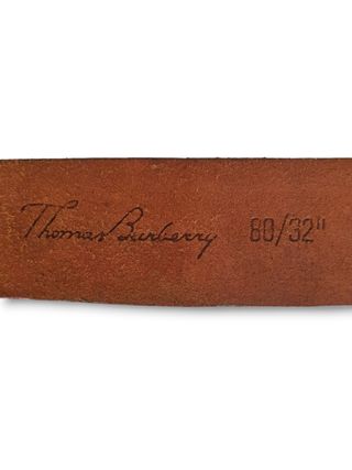 Cinturón marrón de cintura Marca: Thomas Burberry