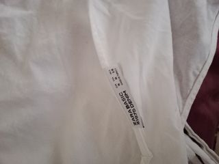 top blanco de lino.Tirantes. sin estrenar. Zara
