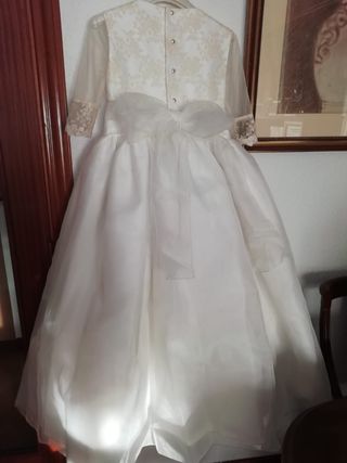 Vestido de comunión niña talla M