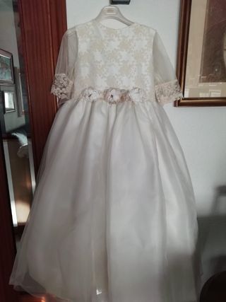 Vestido de comunión niña talla M