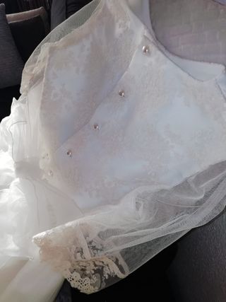 Vestido de comunión niña talla M
