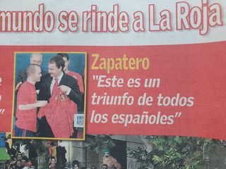 Periódico As Campeones del mundo