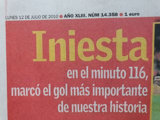 Periódico As Campeones del mundo