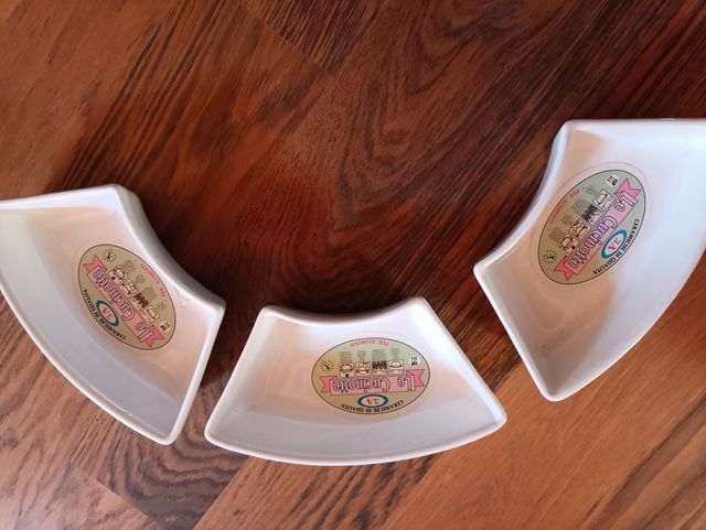 Contenitori da aperitivo a semicerchio