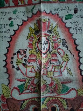 Thangka tibetano.