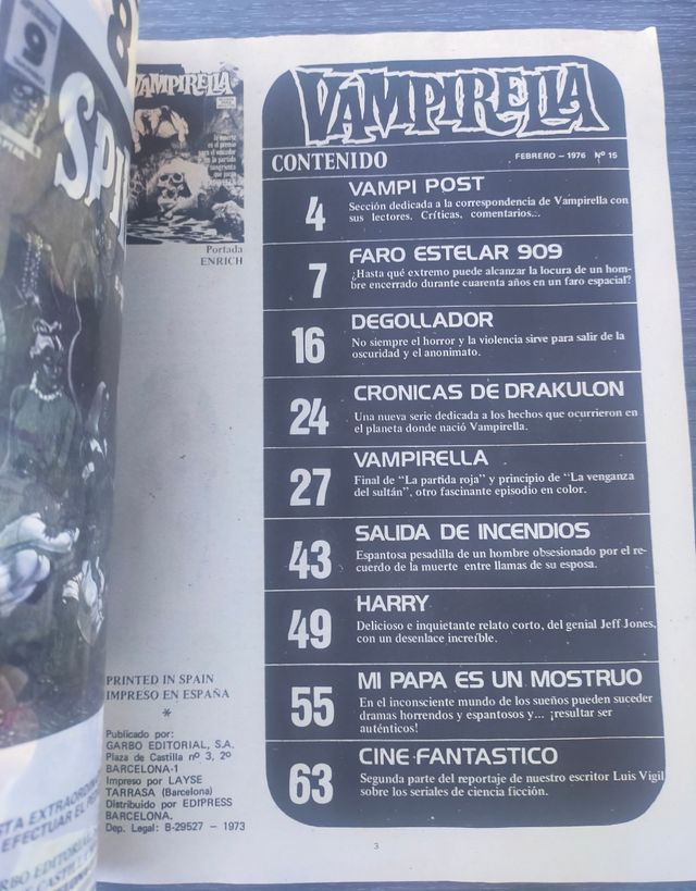 🧛♀️ VAMPIRELLA Nº 15