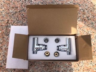 VÁLVULA Y DETENTOR PARA RADIADOR TOALLERO