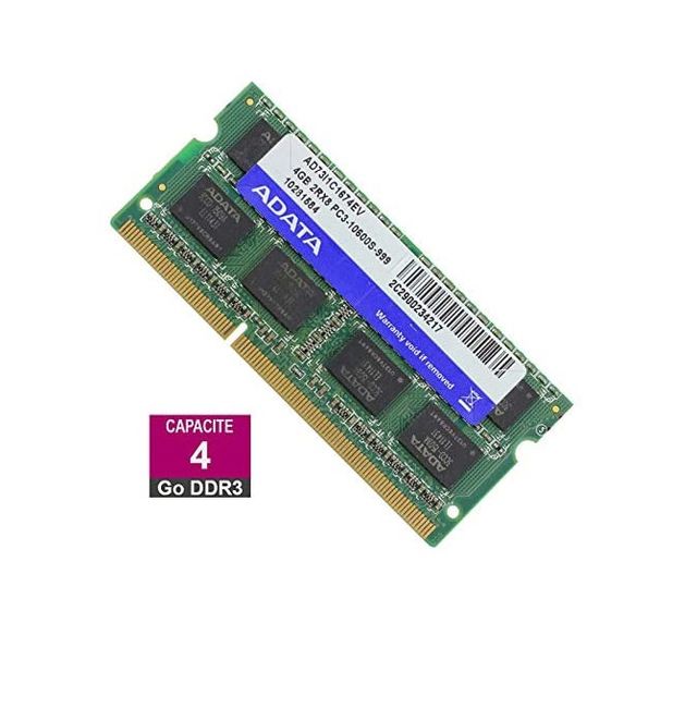 Memoria RAM DDR3 de 4 GB SO-DIMM PC3-10600 1333MHz