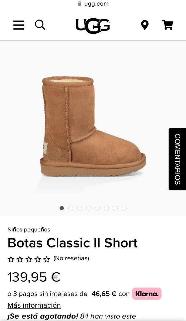 UGG ORIGINALES UNISEX t/8 EU25