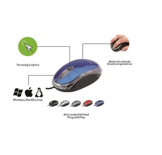 Ratón usb Pritech con retroiluminación