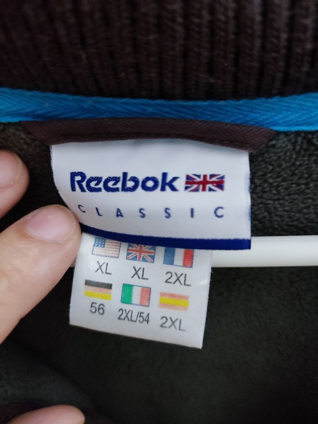 Chaqueta marron Reebok classic hombre vintage