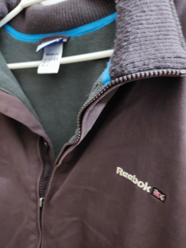 Chaqueta marron Reebok classic hombre vintage