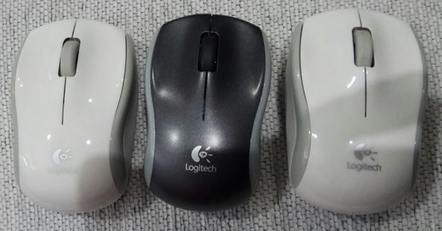 Ratón con cable HP, Logiteck y Kensington