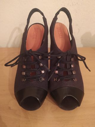 DIESEL - sandalias tacón 38