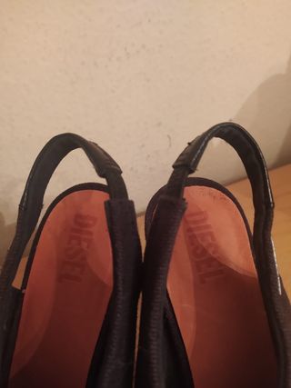 DIESEL - sandalias tacón 38