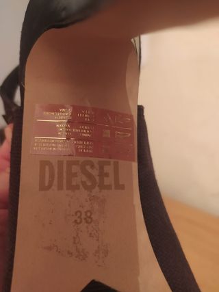 DIESEL - sandalias tacón 38