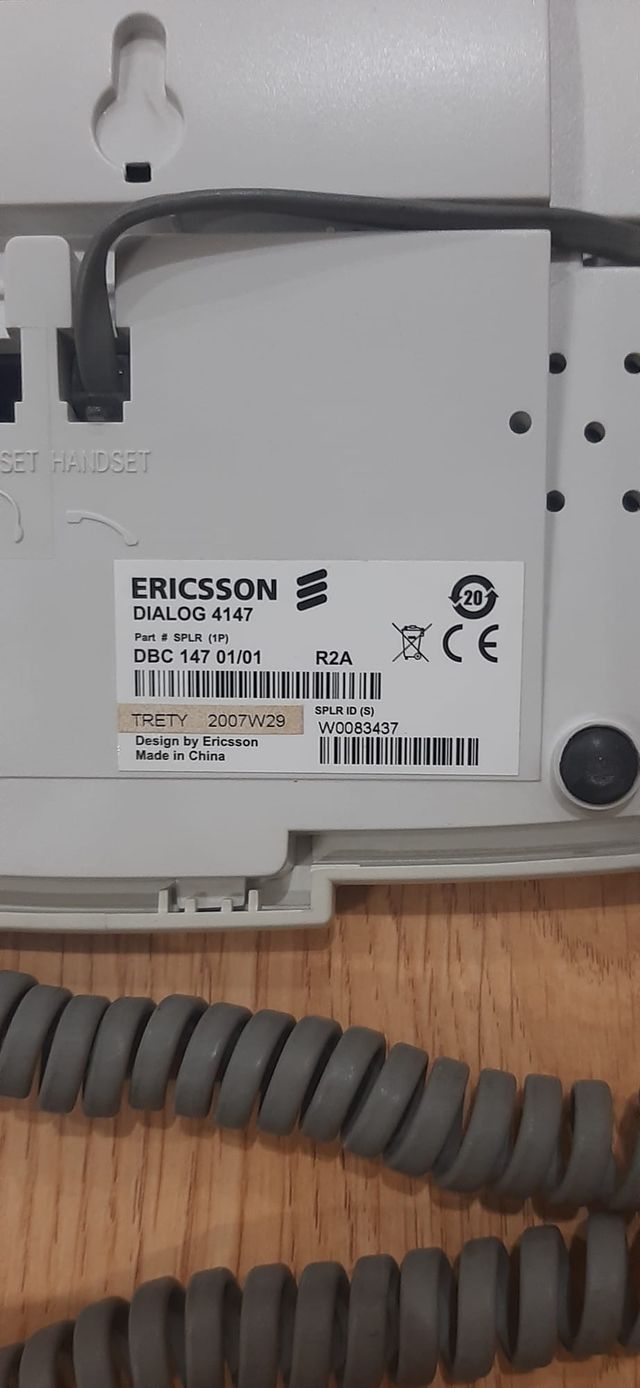 Teléfono fijo Ericsson Dialog 4147 Blanco