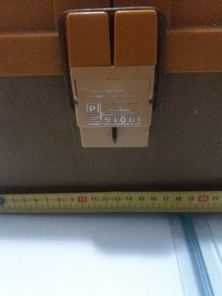 CAJA PESCA DE COLECCIÓN PLANO MADE IN USA