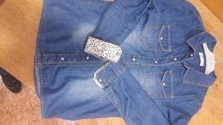 falda tul y camisa vaquera talla 10