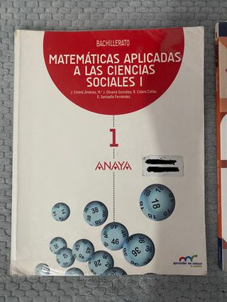 Libros Primero de Bachillerato 