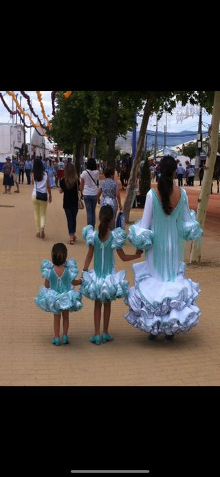 Traje flamenca. Sara de Benitez