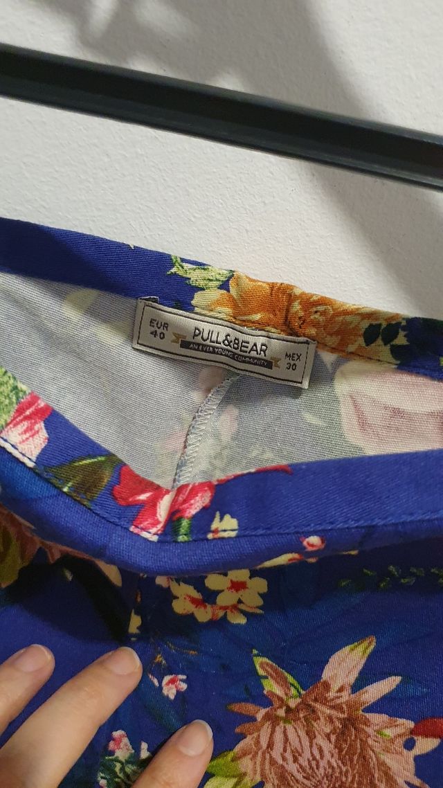 Short estampado flores