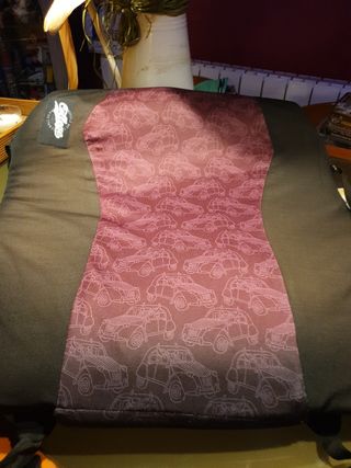 funda respaldo cubre asiento motivo 2 cv