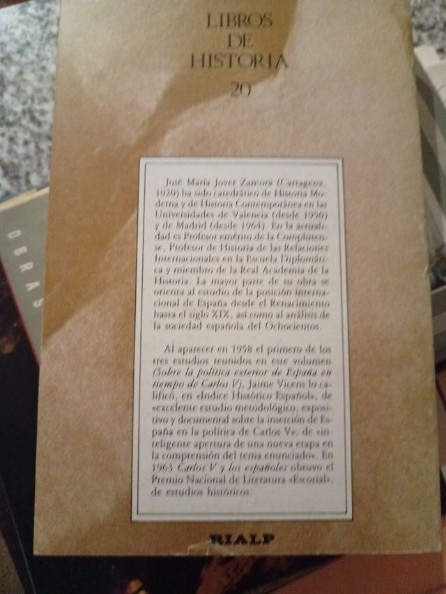 Carlos V y los españoles, José María Jover