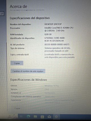 Ordenador HP