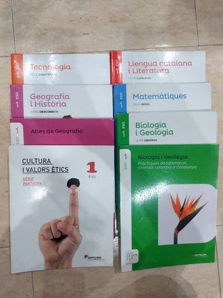 6 LLIBRES I 2 COMPLEMENTARIS 1 ESO