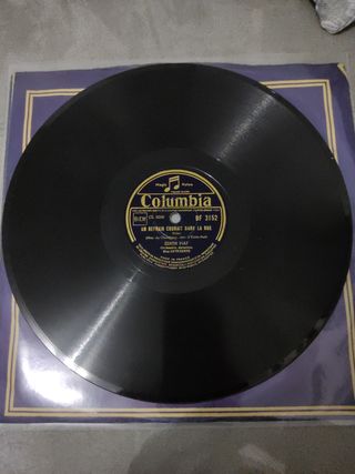 Disco de Pizarra Edith Piaf La vie En rose