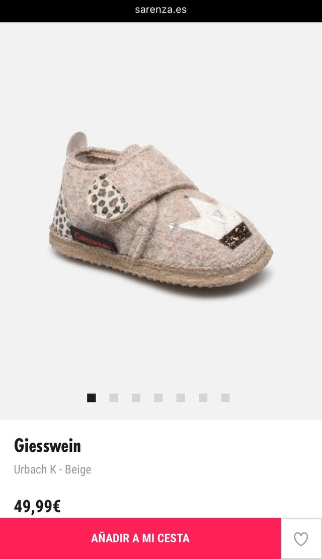 Giesswein pantuflas talla 23