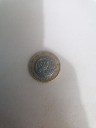 moneda griega de 1 euro 2002