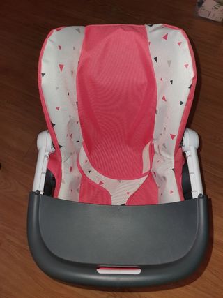 Carro más trona juguete para muñecas