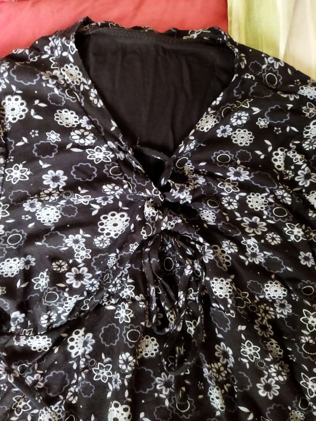 bolerino con lacci nero tg M/L