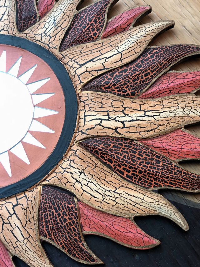 Specchio etnico luna e sole