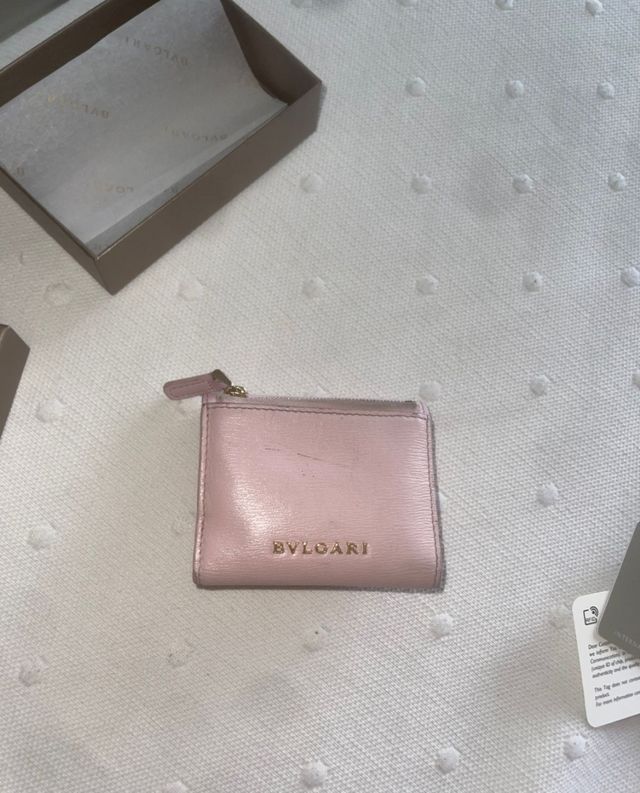 cartera bvlgari, con caja