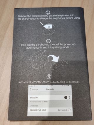 Auriculares bluetooth BL