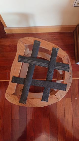 reposa pies antiguo armazón (o taburete)