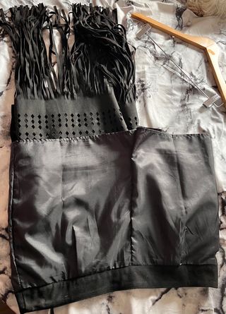 Falda pantalón flecos