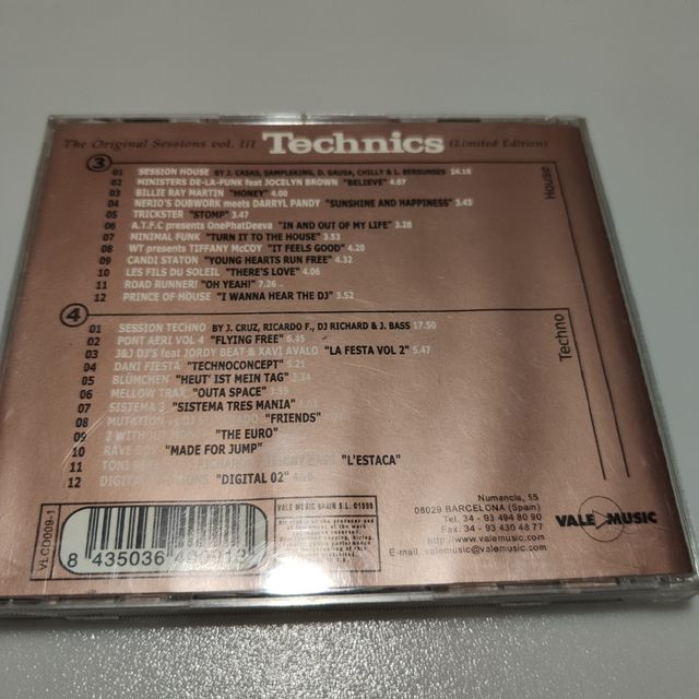 Technics the original Sessions vol. 3