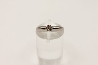 Anillo Tous Oro Blanco 18k con Diamantes
