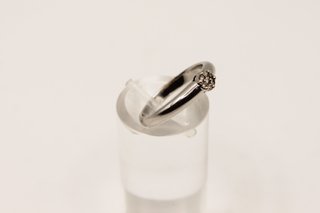 Anillo Tous Oro Blanco 18k con Diamantes
