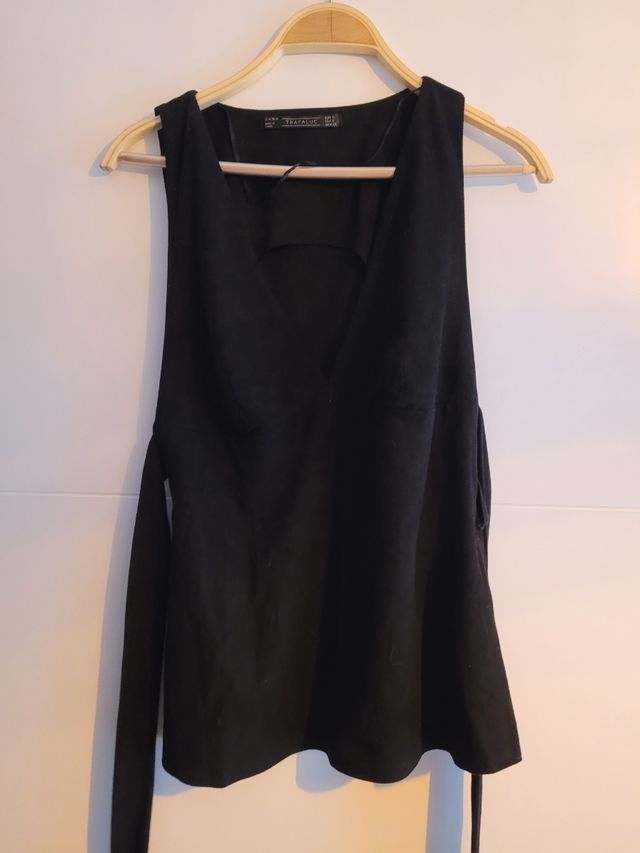 camiseta zara efecto ante